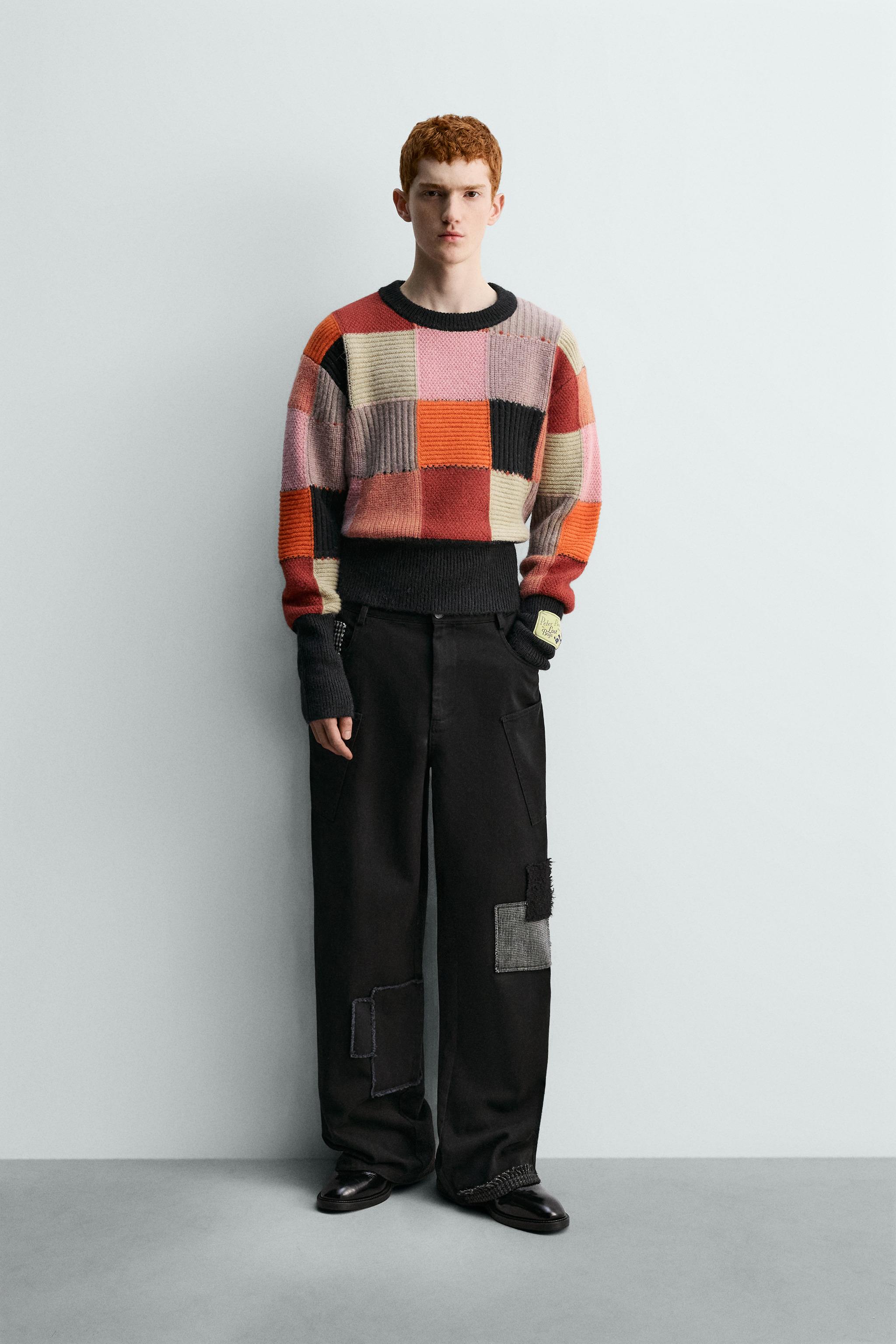 PATCHWORK JUMPER HARRY LAMBERT FOR ZARA X DISNEY